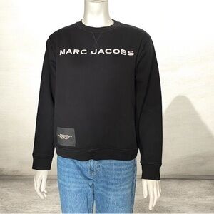Marc Jacob’s 💯 %Cotton Classic Black Crewneck Sweatshirt Sweater  Size M